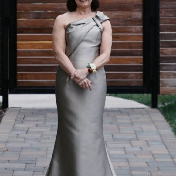 Frascara 3811formal mother of the bride gown, size 6 in "stone", worn once - Picture 4 of 8